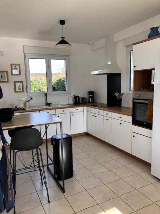 Grande Maison Chaleureuse Avec Vue Mer Imprenable Criel-sur-Mer Extérieur photo