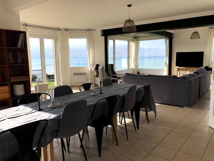 Grande Maison Chaleureuse Avec Vue Mer Imprenable Criel-sur-Mer Extérieur photo